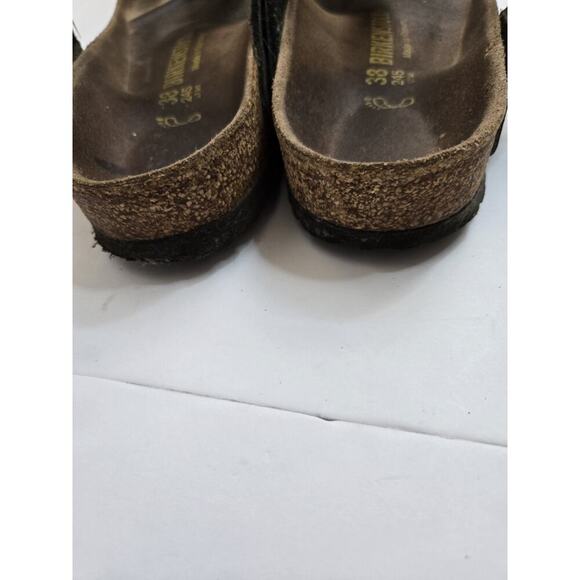 Birkenstock Womens Gizeh Sandal Black Regular 245 Sz 38 US 7 - Picture 9 of 9